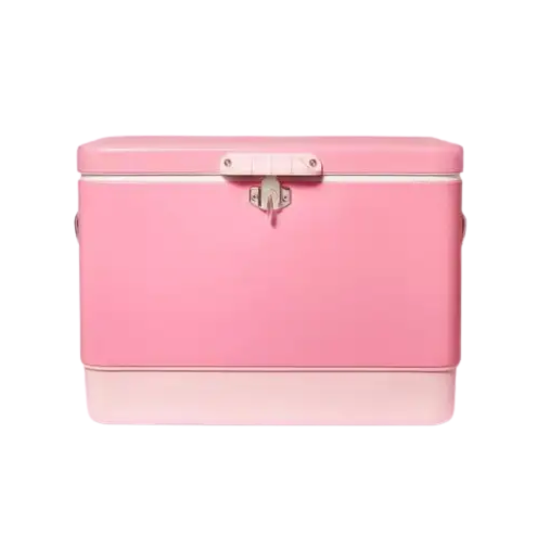 Pink Vintage Cooler Holds 80 cans