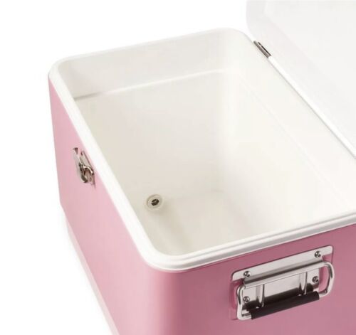 Pink Vintage Cooler Holds 80 cans