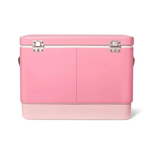 Pink Vintage Cooler Holds 80 cans