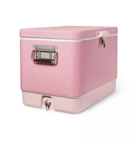 Pink Vintage Cooler Holds 80 cans