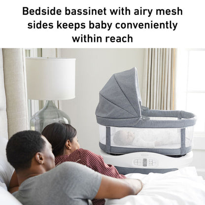 Graco Sense2Snooze Bassinet with Cry Detection Technology