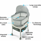 Graco Sense2Snooze Bassinet with Cry Detection Technology